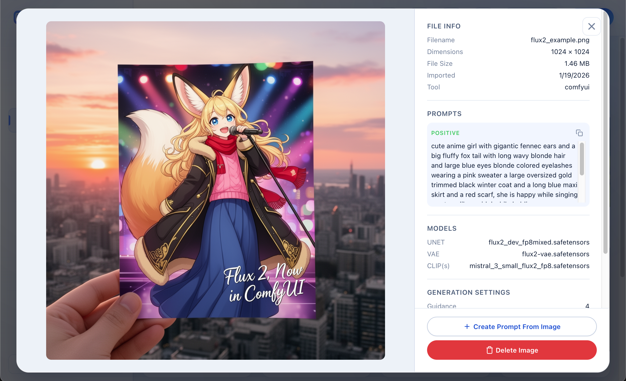 Metadata extraction detail