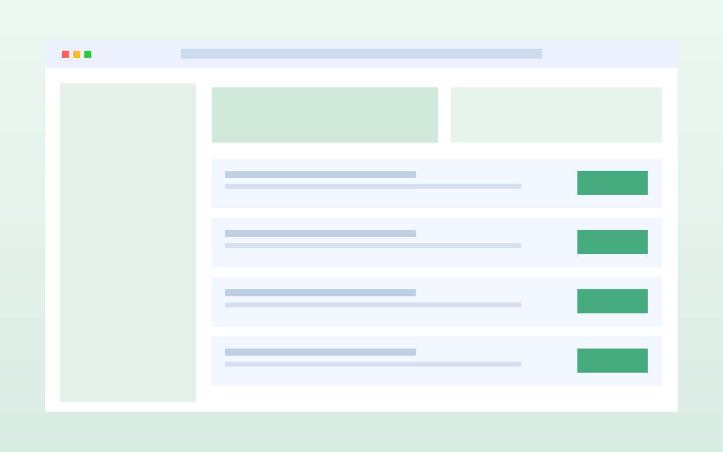 Getting Started organized library placeholder screenshot